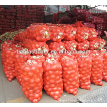 onion packaging bags /mesh onion sacks/ onion net bags for sale 20kg, 25kg, 30kg